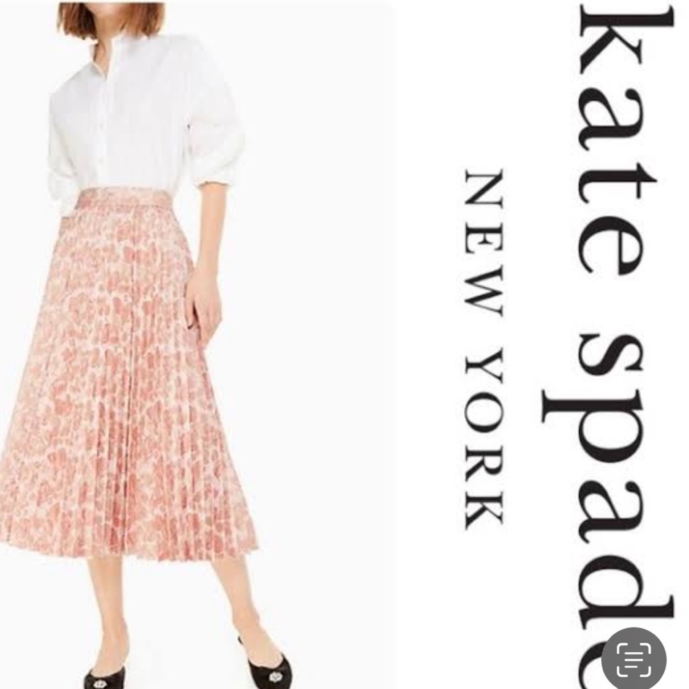 KATE SPADE pink skirt gucci style BARBIE, 4 S 31in long